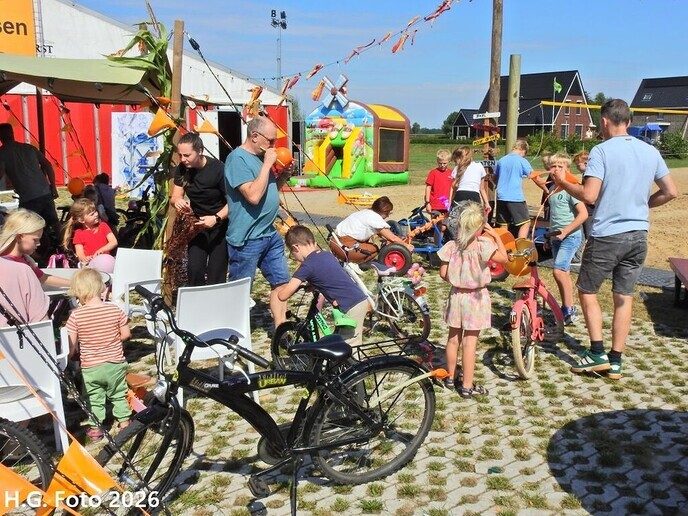 Eerste oranjefeest dag prima verlopen.