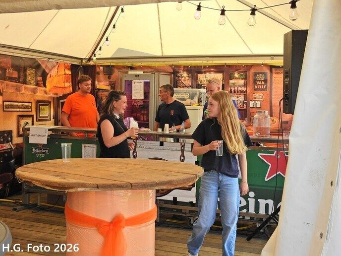 Eerste oranjefeest dag prima verlopen.