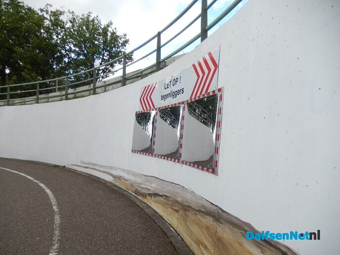 Prachtige muurschildering in de fietstunnel van Ankum - Foto: Willy