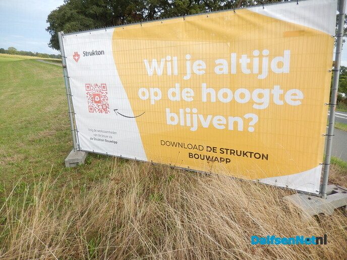 Let op: afsluiting Rechterensedijk - Foto: Willy