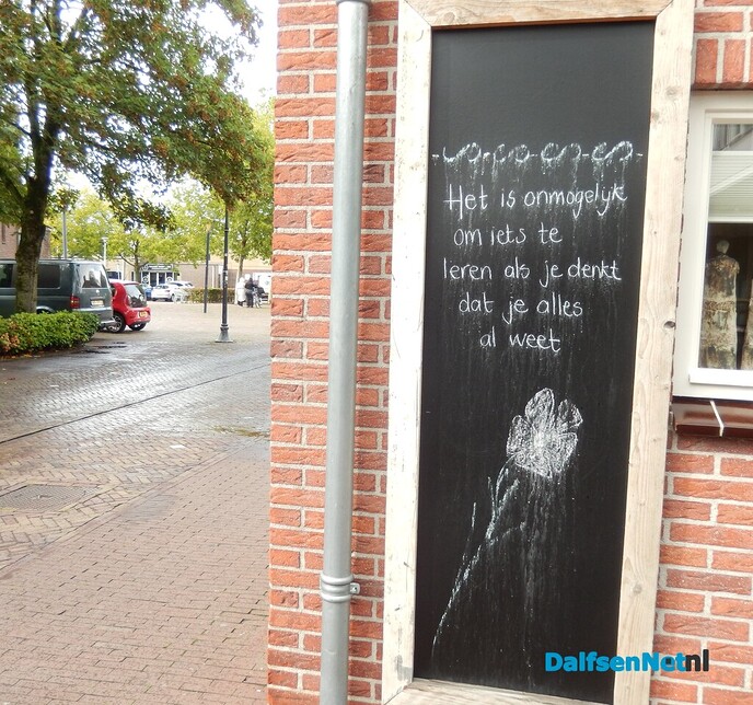 Nieuwe spreuk - Foto: Willy