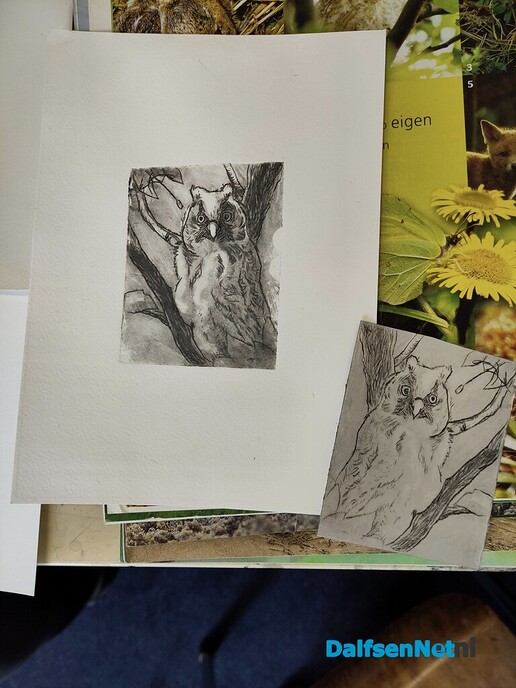 Etsen als Rembrandt, Creatieve workshop voor volwassenen - Foto: Ingezonden foto
