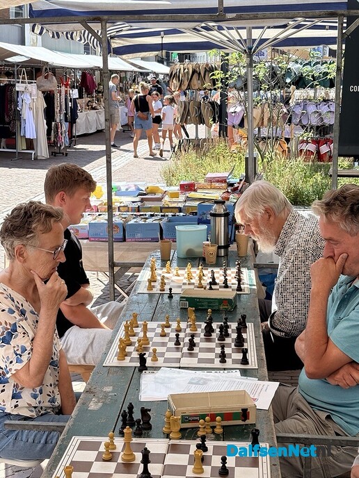 Schaken op de 4e en laatste Blauwe Bogen Dag - Foto: Ingezonden foto