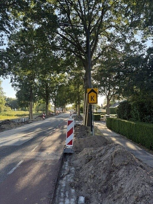 Wegafsluiting Wilhelminastraat - Foto: Ingezonden foto
