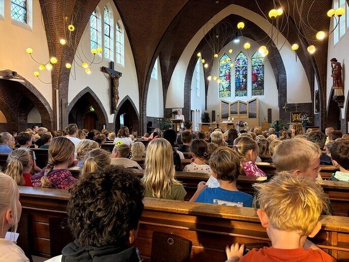 Een feestelijke start van het schooljaar bij de Polhaar - Foto: Ingezonden foto