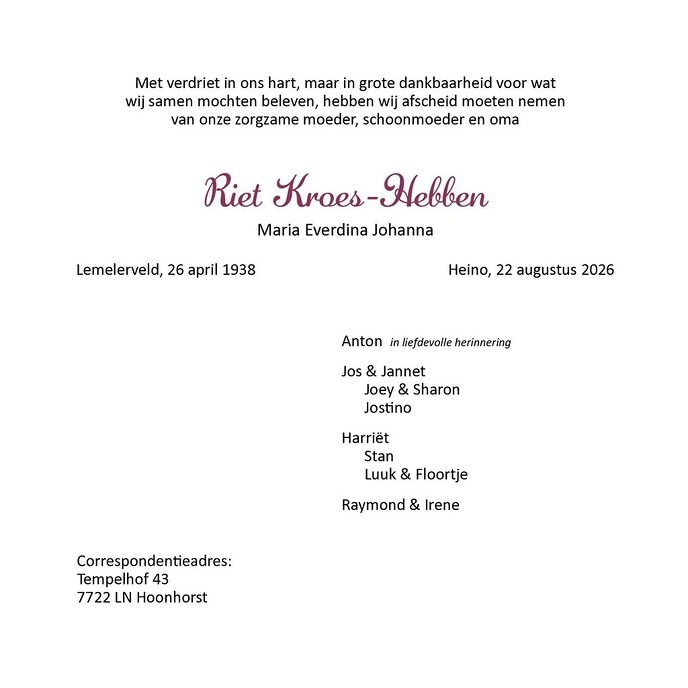 Familieberichten