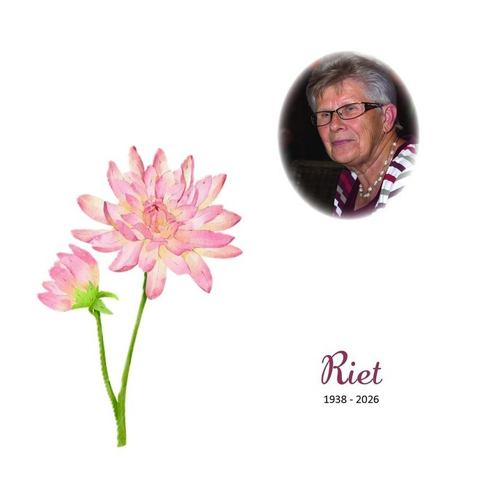 Overlijdensbericht Riet Kroes