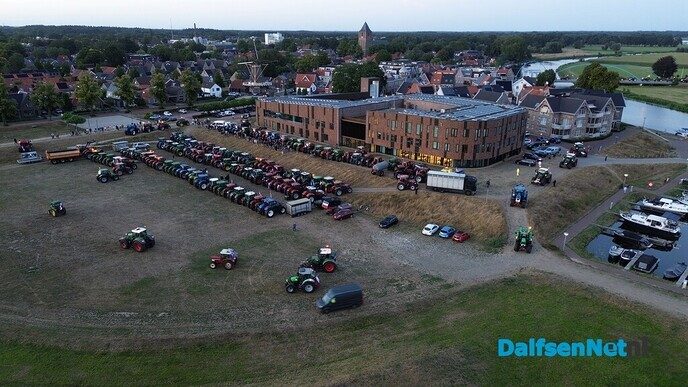Boerenprotest in Dalfsen - Foto: Ingezonden foto