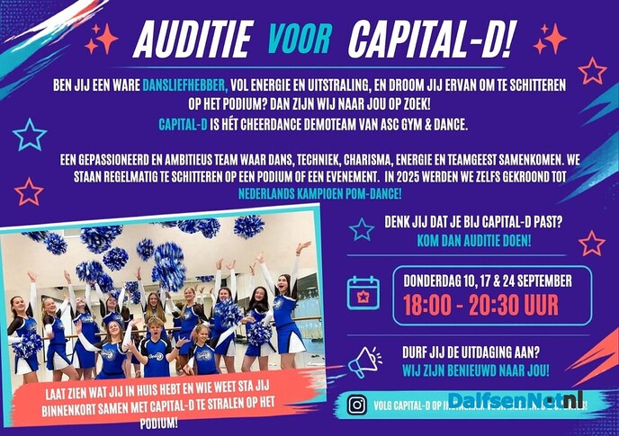 ASC Gym & Dance selectie dans en turnen - Foto: Ingezonden foto
