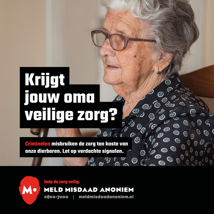 Overijsselse campagne tegen zorgcriminaliteit - Foto: Ingezonden foto