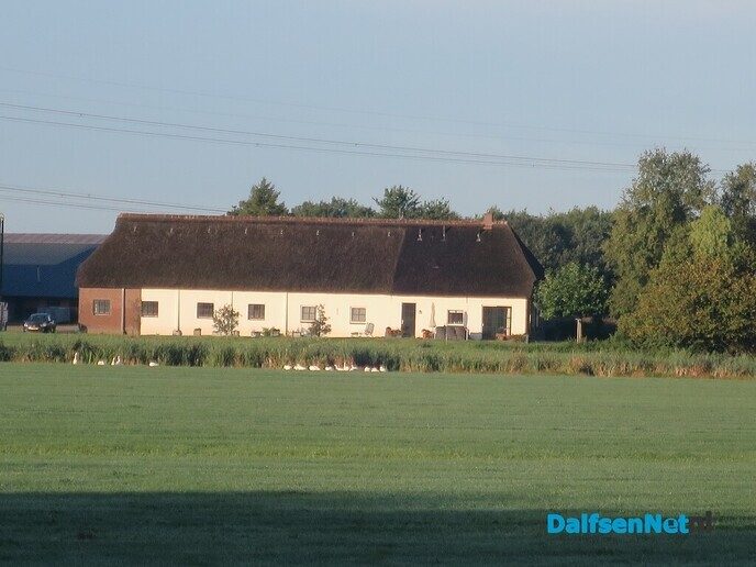 Vanmorgen weer een mooie wandeling voorbij Laag Zuthem - Foto: Wim