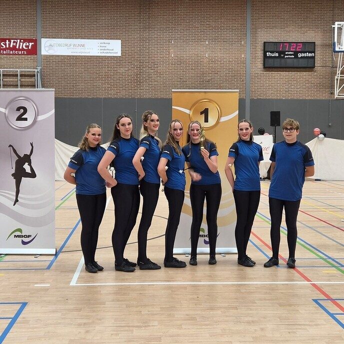 Majorettes starten najaar met drie eerste prijzen in Elburg - Foto: Ingezonden foto