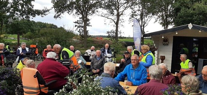 Laatste scootmobieltocht van dit jaar - Foto: Ingezonden foto