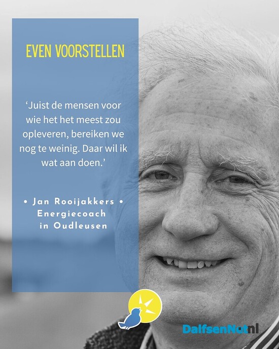 Even voorstellen: energiecoach Jan Rooijakkers