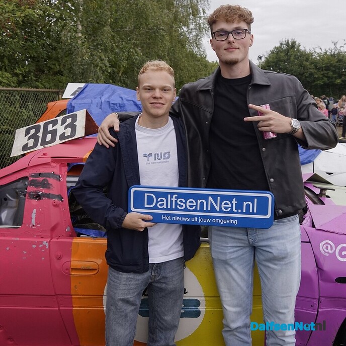 Bordje DalfsenNet op Concours d’Elegance in Nieuwleusen - Foto: Paul Scholten