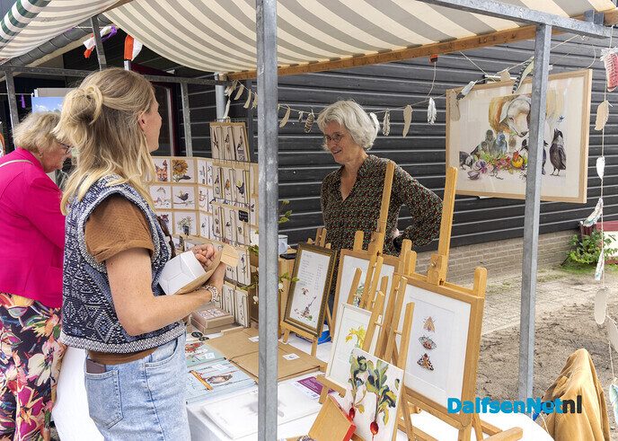 DalfsenNet was ook op streekmarkt Westermolen en bijNatuurboerderij Lindehoeve - Foto: Paul Scholten