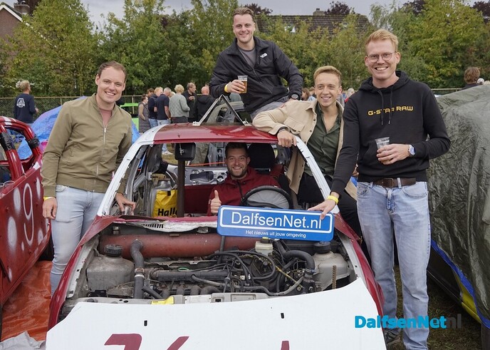Bordje DalfsenNet op Concours d’Elegance in Nieuwleusen - Foto: Paul Scholten