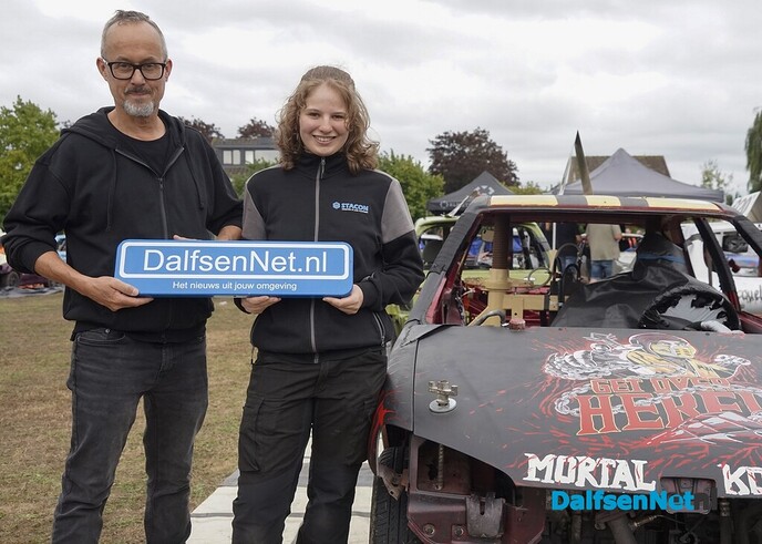 Bordje DalfsenNet op Concours d’Elegance in Nieuwleusen - Foto: Paul Scholten