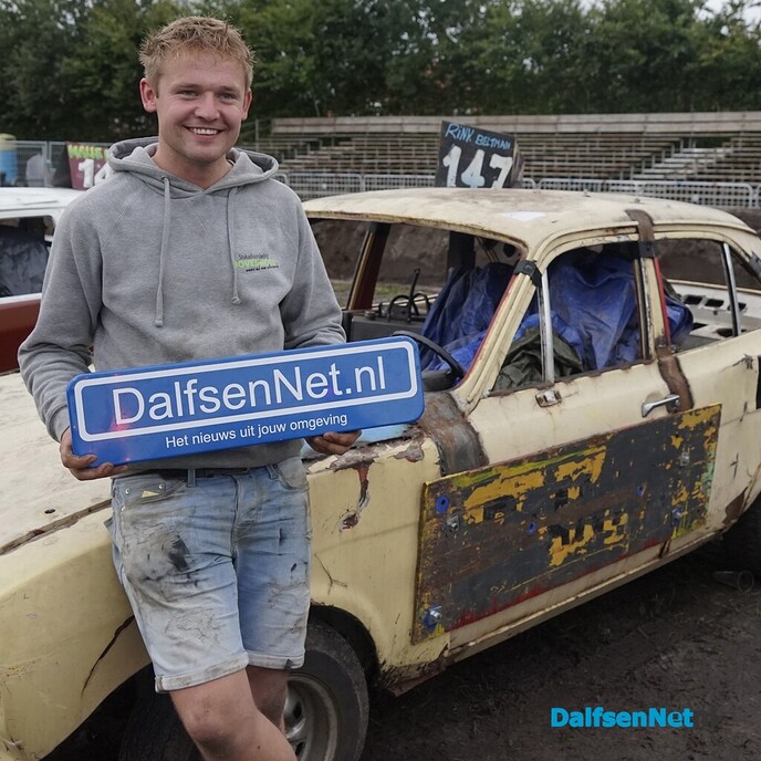 Bordje DalfsenNet op Concours d’Elegance in Nieuwleusen - Foto: Paul Scholten