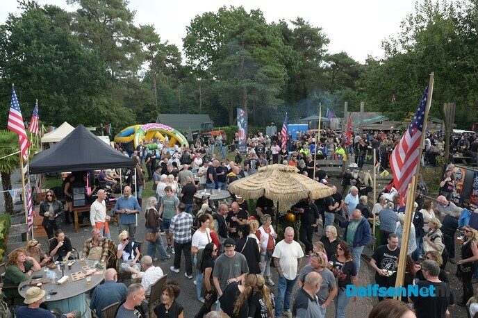 Brullende motoren, blinkend chroom en Amerikaanse power bij Café Calluna - Foto: Johan Bokma