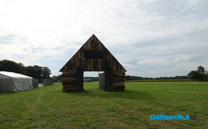 Opbouw HKD Festweekend in Dalfsen in volle gang - Foto: Johan Bokma