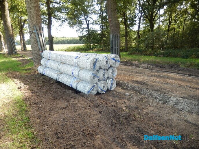 Komt er vloerbedekking op de Rechterensedijk? - Foto: Willy