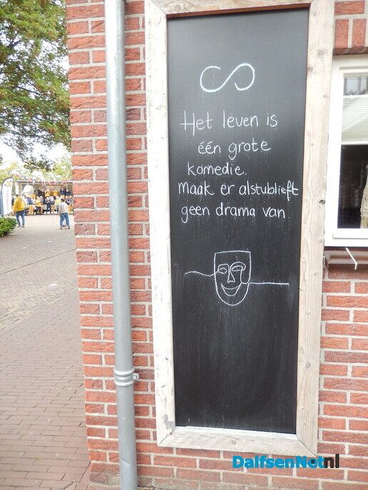 Nieuwe spreuk - Foto: Willy