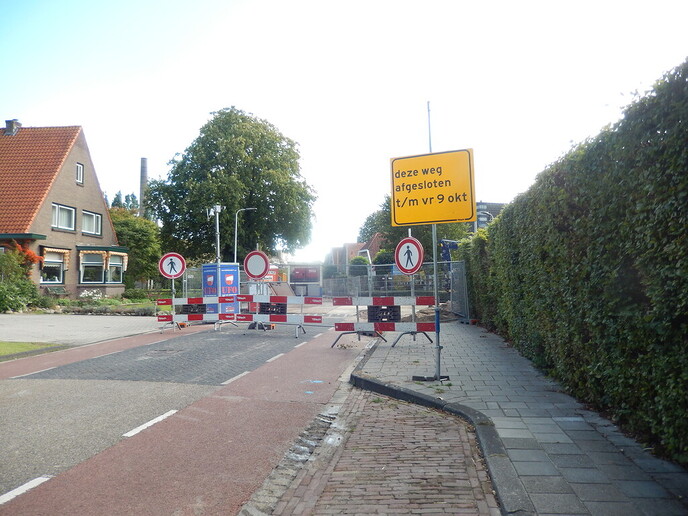 Aanpassing borden