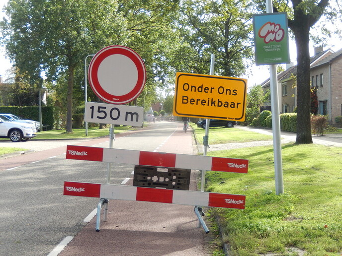 Aanpassing borden - Foto: Ingezonden foto