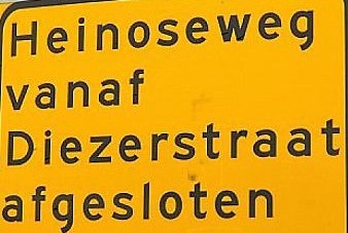 Soms lijkt het wel een beetje op een snelweg