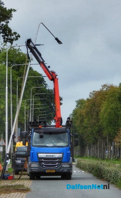 Nieuwe straat verlichting
