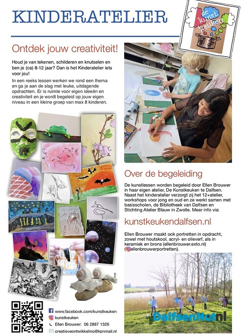 Deze week: Kinderatelier te Dalfsen - Foto: Ingezonden foto