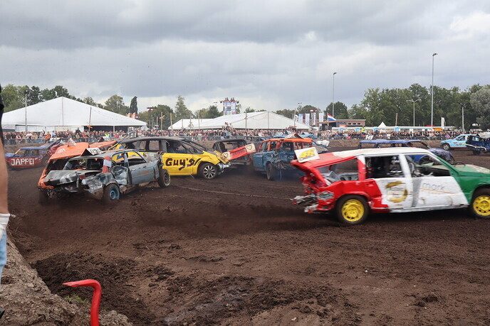 De autorodeo Nieuwleusen: een groot succes - Foto: Tygo Bovendorp