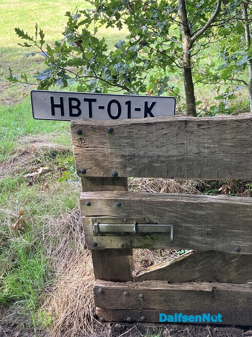 Kentekenplaat gevonden - Foto: Ingezonden foto