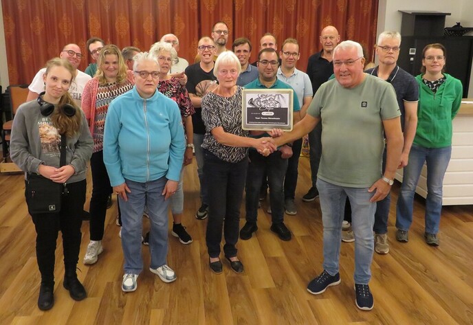 MGVGN schenkt resterend kasgeld aan Taveno - Foto: Ingezonden foto