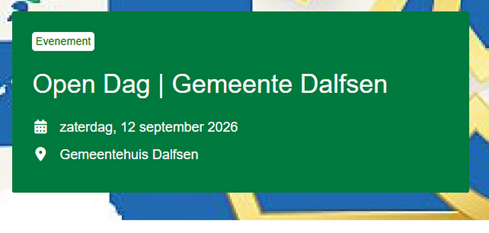 12 september open dag gemeente Dalfsen