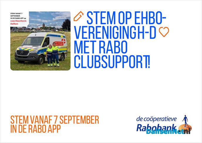 Rabobank Clubsupport EHBO