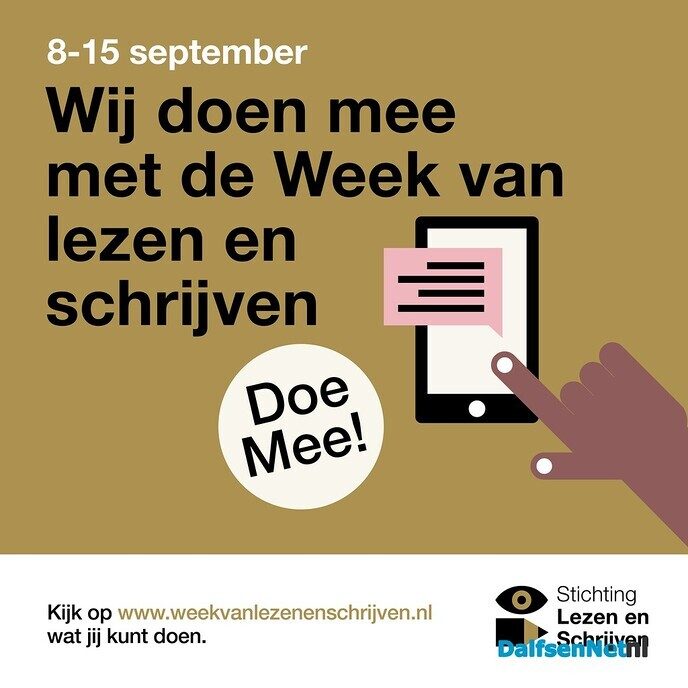 Week van Lezen en Schrijven: zeg dat dan! - Foto: Ingezonden foto