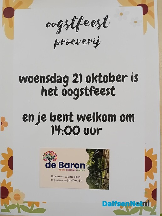 Oogstfeest op de Baron - Foto: Ingezonden foto