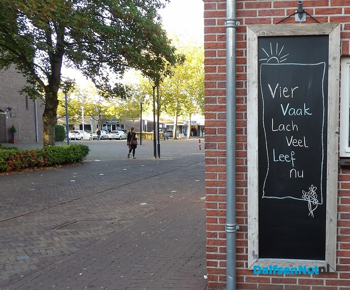 Nieuwe gevelspreuk