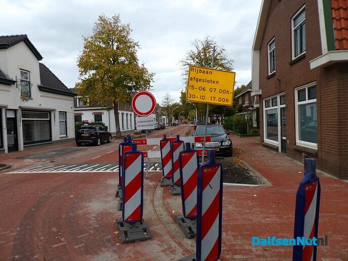 Werkzaamheden Dorpsstraat in Heino bijna klaar - Foto: Willy