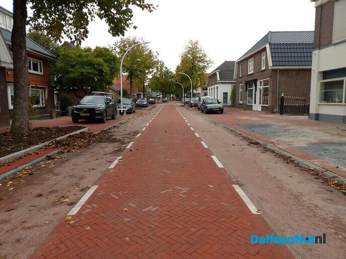 Werkzaamheden Dorpsstraat in Heino bijna klaar - Foto: Willy