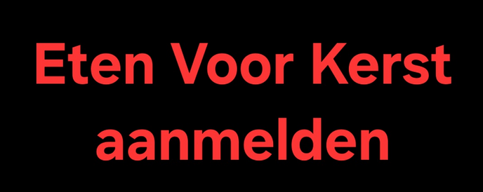 Aanmelden voor Eten voor Kerst in Dalfsen en omgeving