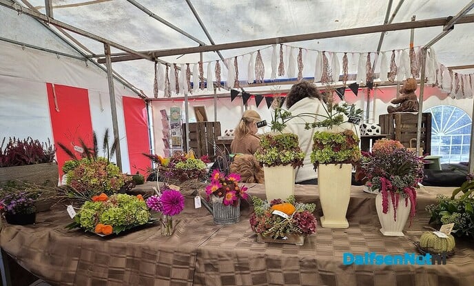 Genieten van de herfstmarkt bij BalkInn in Nieuwleusen - Foto: Femmie Smink