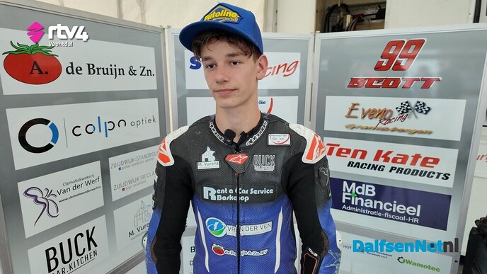 Thijs Westenbrink vierde en Scott de Kwaadsteniet vijfde aan het eind van het seizoen - Foto: Ingezonden foto