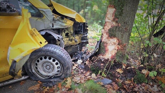 Pakketbezorger gewond bij aanrijding op Mataramweg in Dalfsen - Foto: Niels Jansen