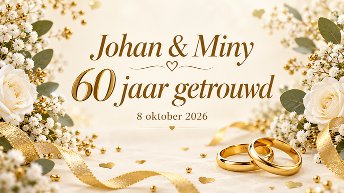 60-jarig huwelijk