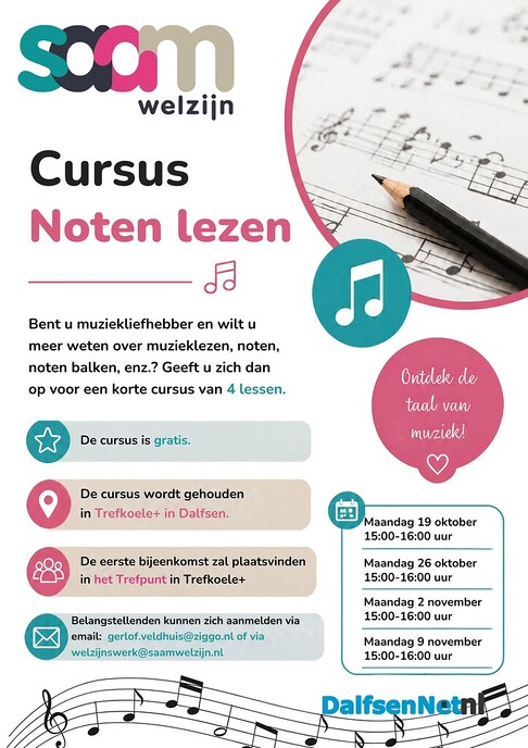Cursus noten lezen
