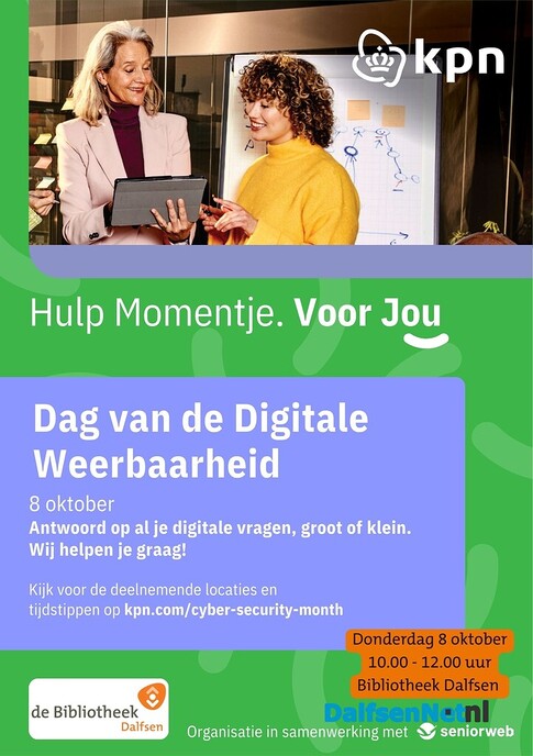 Dag van de digitale weerbaarheid, kom naar de Bibliotheek!