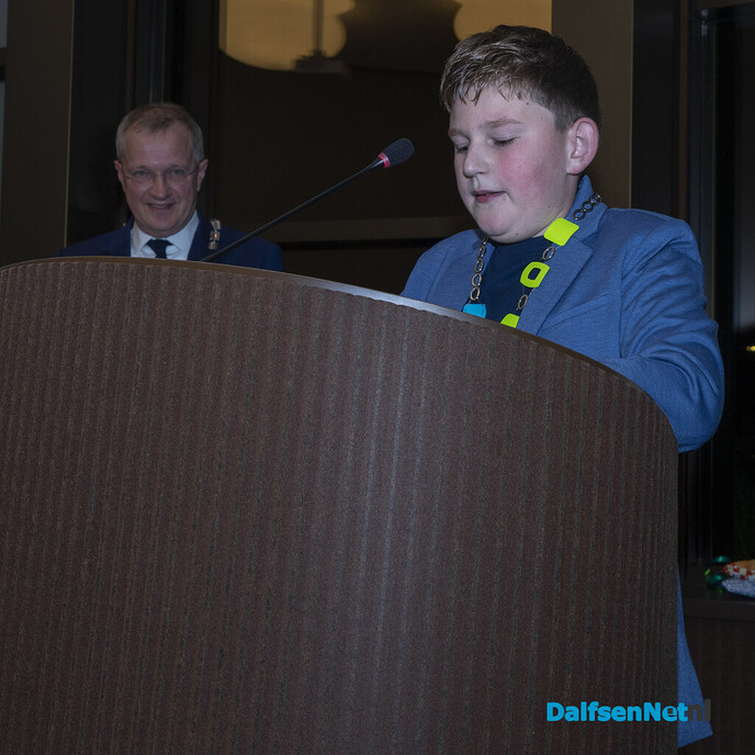 Anne van Gelder officieel geïnstalleerd als kinderburgemeester - Foto: Paul Scholten